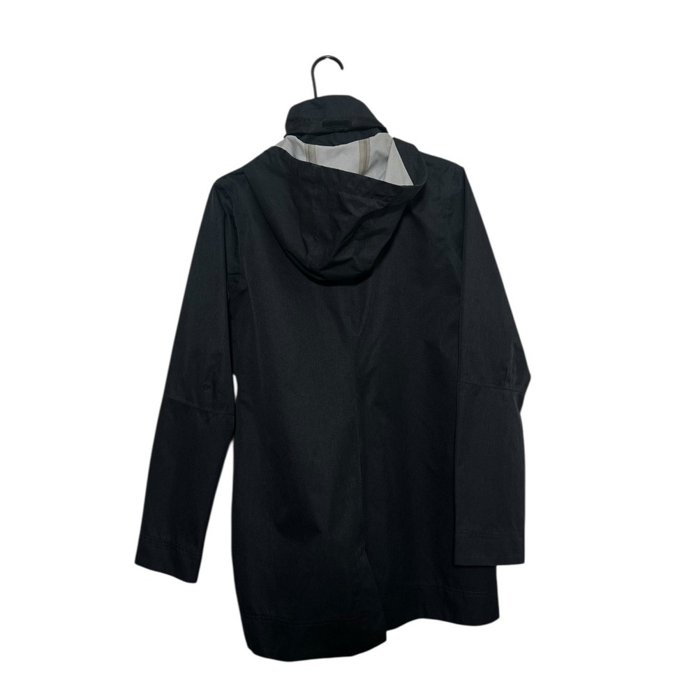 Mondetta Black Hooded Windbreaker Coat Water-Resistant‎ Jacket Women's Size M - Picture 2 of 7
